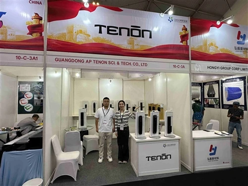 Khóa thông minh Tenon đang được trưng bày tại INDO BUILD TECH 2026 ở Indonesia